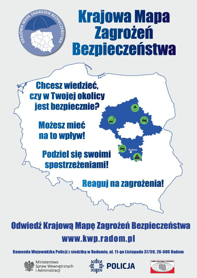 Krajowa Mapa Zagrożeń Bezpieczeństwa - www.kwp.radom.pl