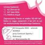 Powiększ zdjęcie Bezpłatna mammografia